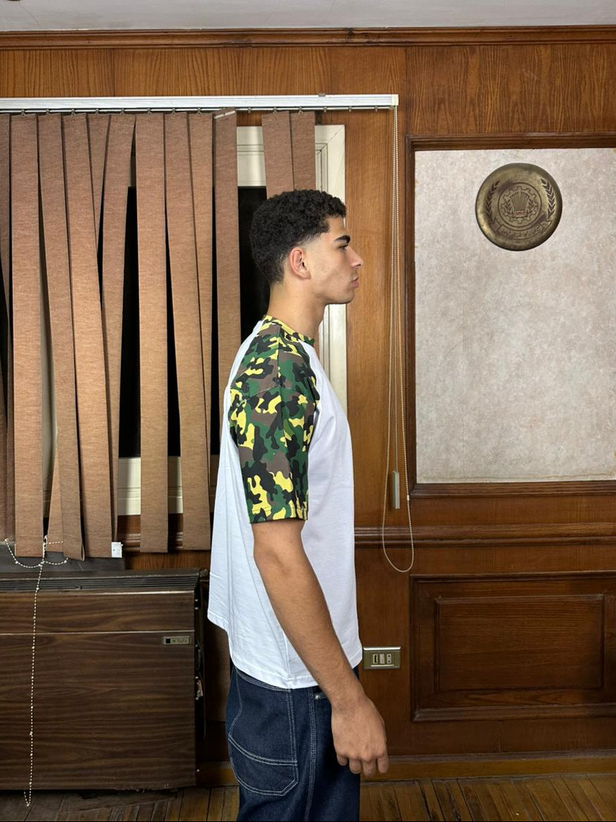 Camo Block Tee