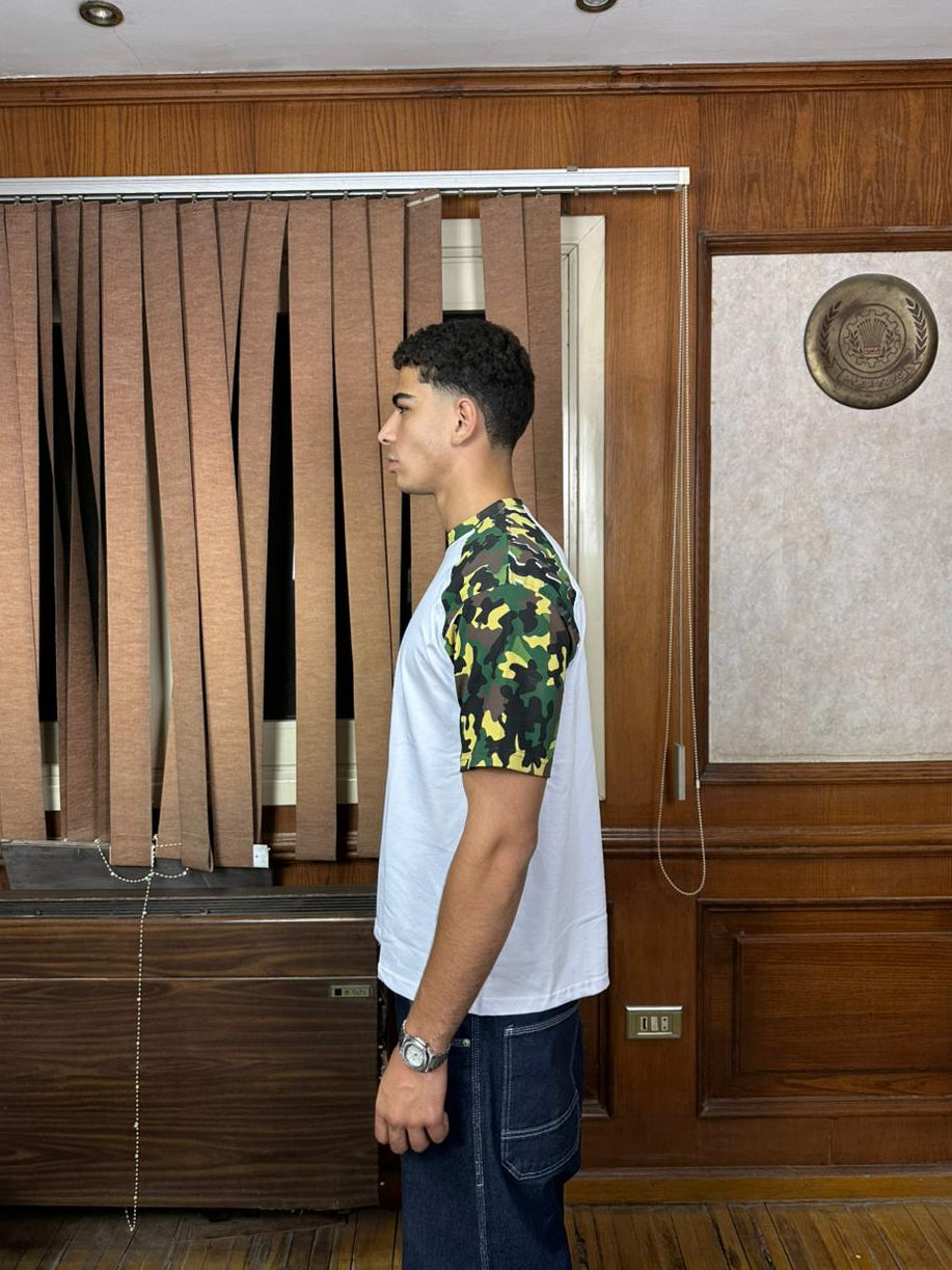 Camo Block Tee